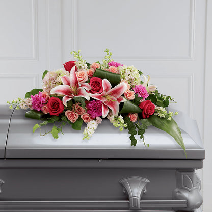 Splendid Grace Casket Spray –  Talia Flowers, Ottawa ON