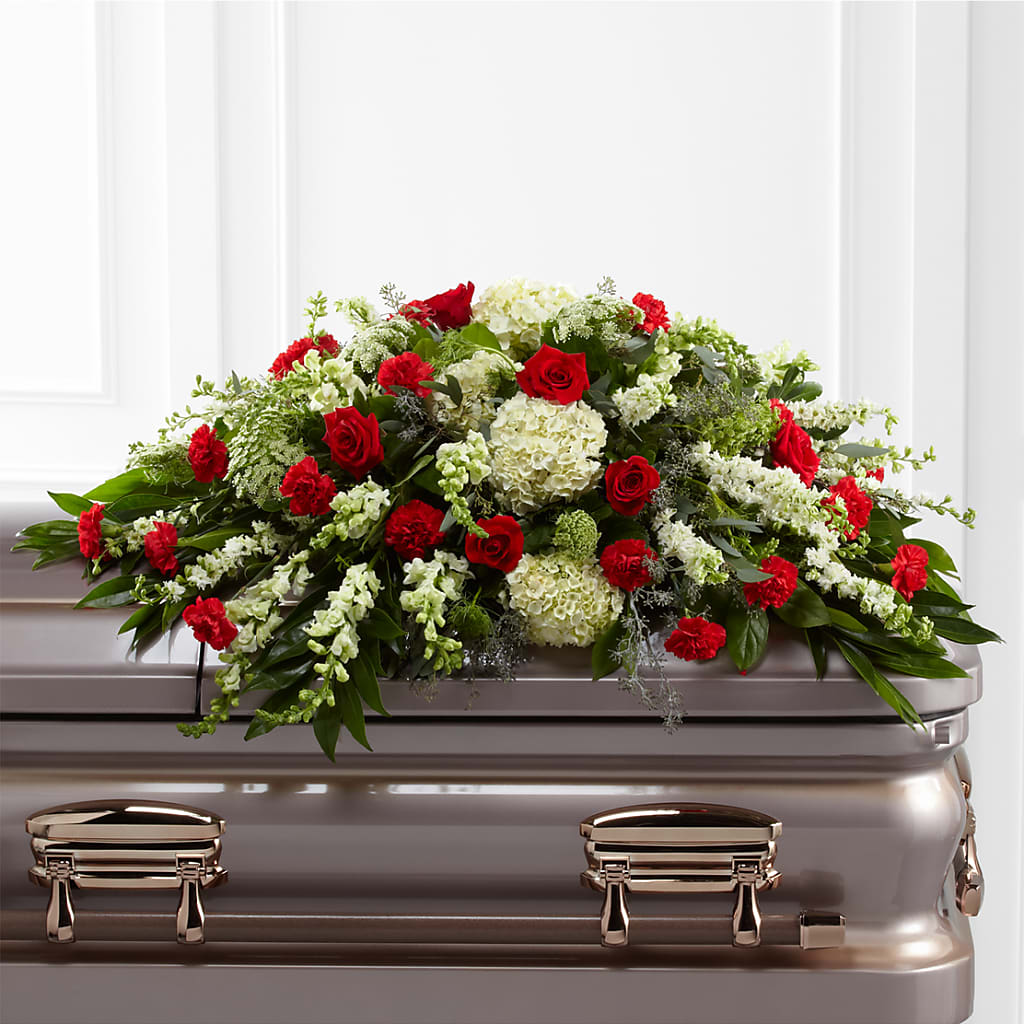 Sincerity Casket Spray –  Talia Flowers, Ottawa ON