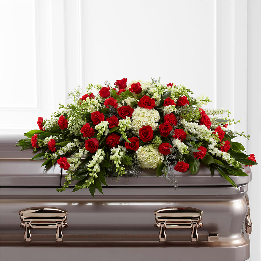 Sincerity Casket Spray –  Talia Flowers, Ottawa ON