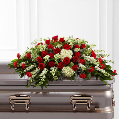 Sincerity Casket Spray –  Talia Flowers, Ottawa ON