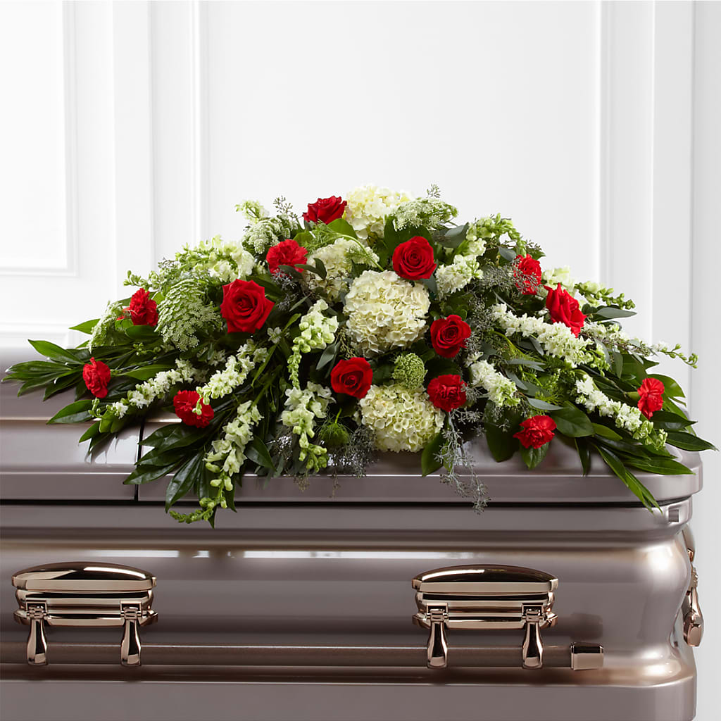 Sincerity Casket Spray –  Talia Flowers, Ottawa ON