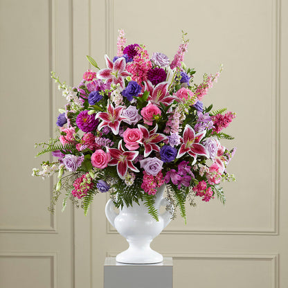 Peaceful Tribute Arrangement –  Talia Flowers, Ottawa ON
