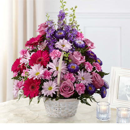 Pastel Peace Basket –  Talia Flowers, Ottawa ON
