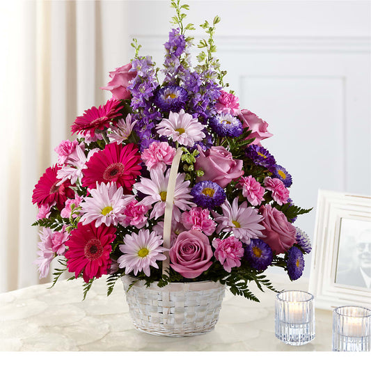 Pastel Peace Basket –  Talia Flowers, Ottawa ON