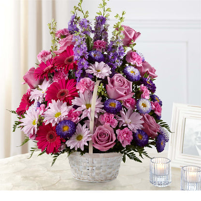 Pastel Peace Basket –  Talia Flowers, Ottawa ON