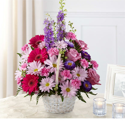 Pastel Peace Basket –  Talia Flowers, Ottawa ON