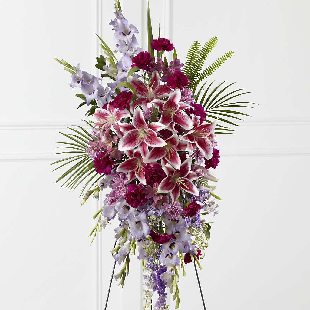 Tender Touch Standing Spray –  Talia Flowers, Ottawa ON