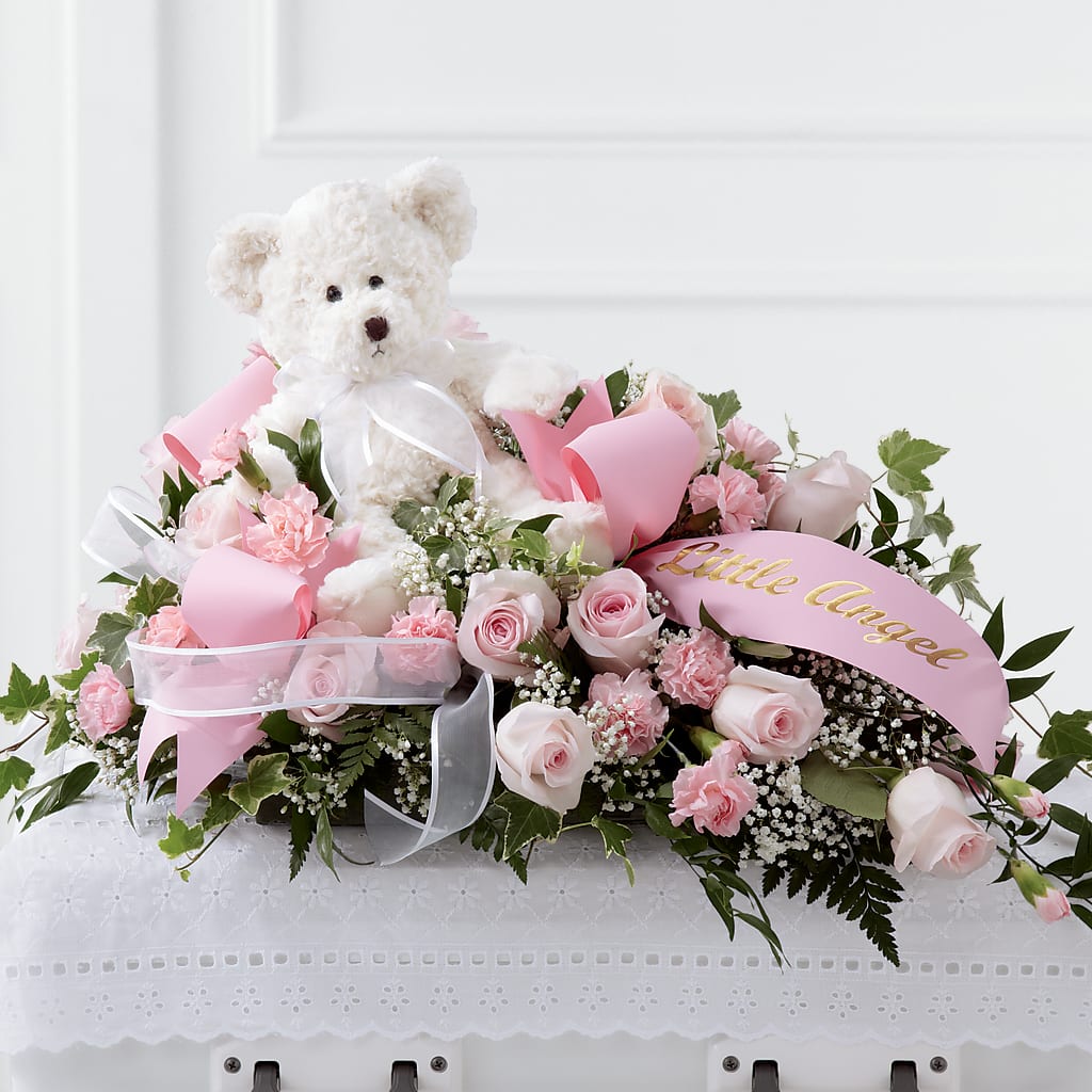 Touch of Sympathy Casket Spray –  Talia Flowers, Ottawa ON