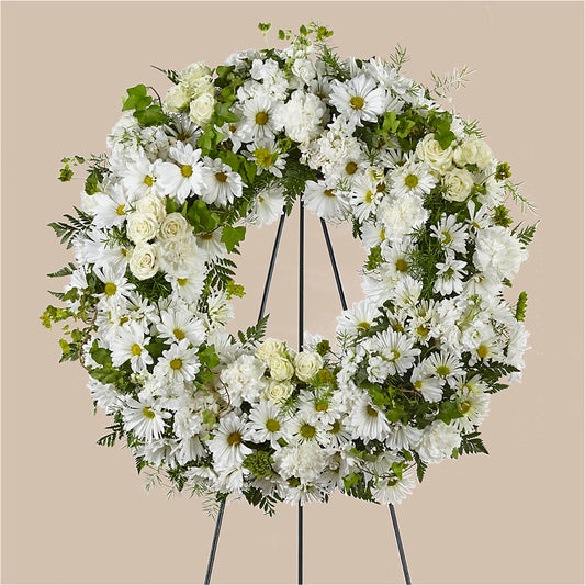 Faithful Wishes Wreath –  Talia Flowers, Ottawa ON