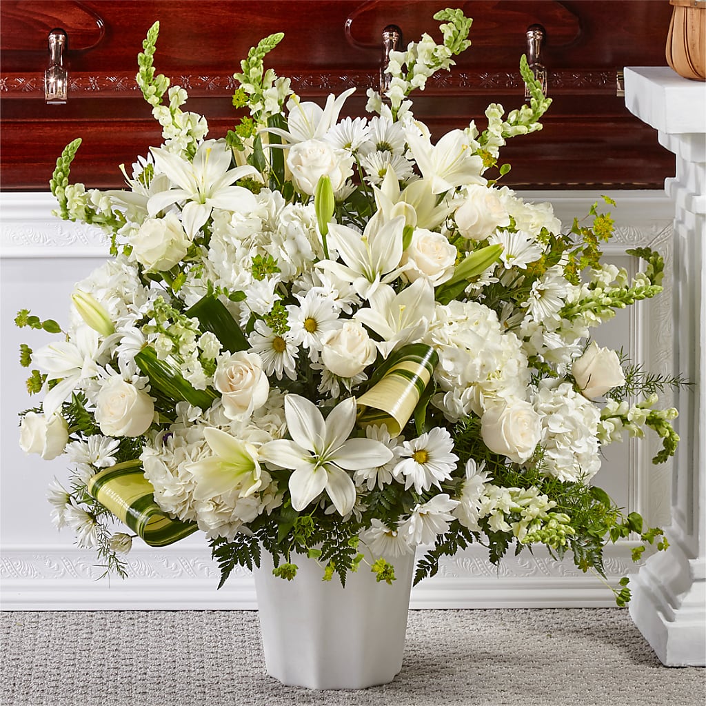 Thoughts of Tranquility Floor Basket –  Talia Flowers, Ottawa ON