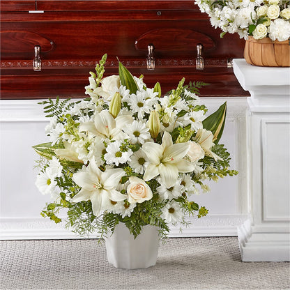 Thoughts of Tranquility Floor Basket –  Talia Flowers, Ottawa ON