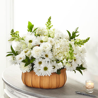 Pure Ivory Basket –  Talia Flowers, Ottawa ON