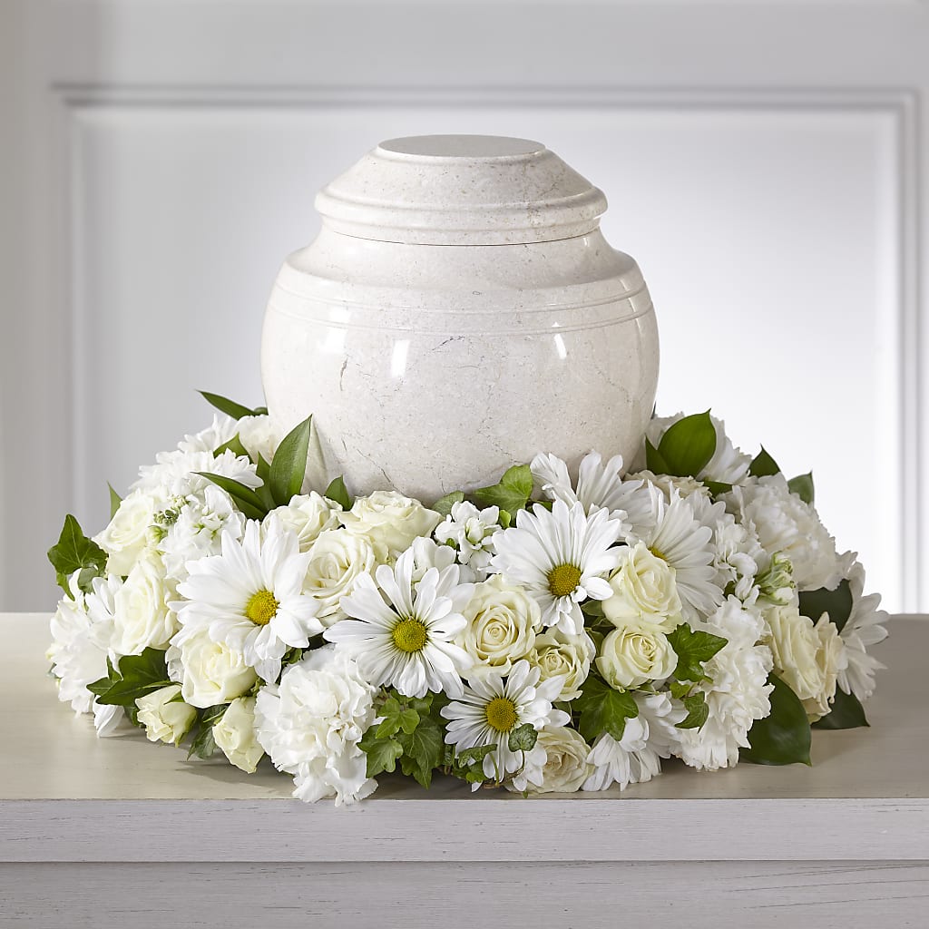 Ivory Gardens Cremation Adornment –  Talia Flowers, Ottawa ON