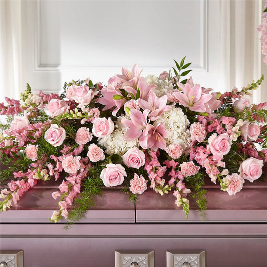 Life & Remembrance Casket Spray –  Talia Flowers, Ottawa ON