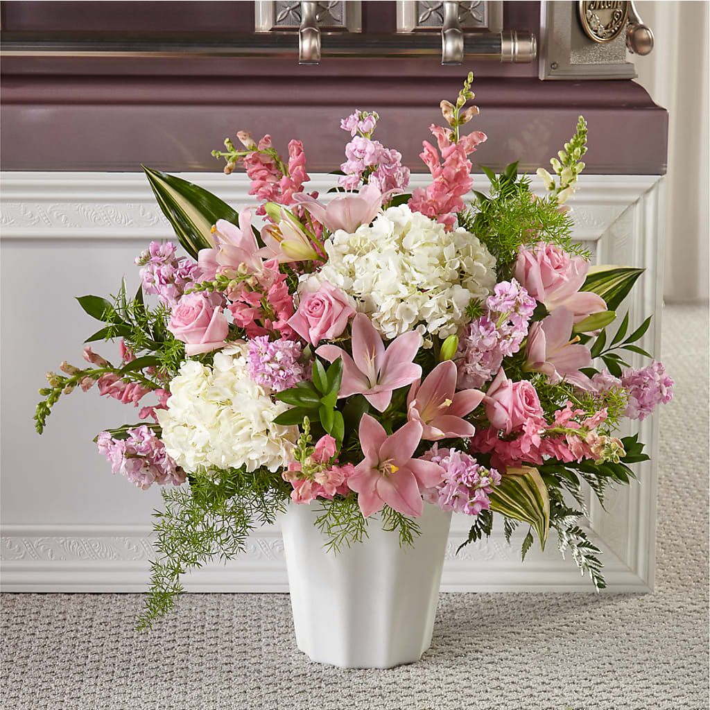 Simply Serene Floor Basket –  Talia Flowers, Ottawa ON