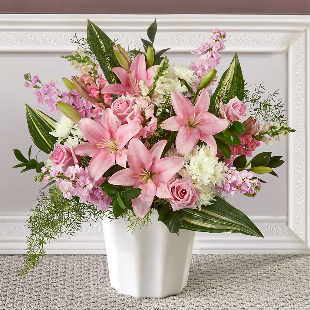 Simply Serene Floor Basket –  Talia Flowers, Ottawa ON