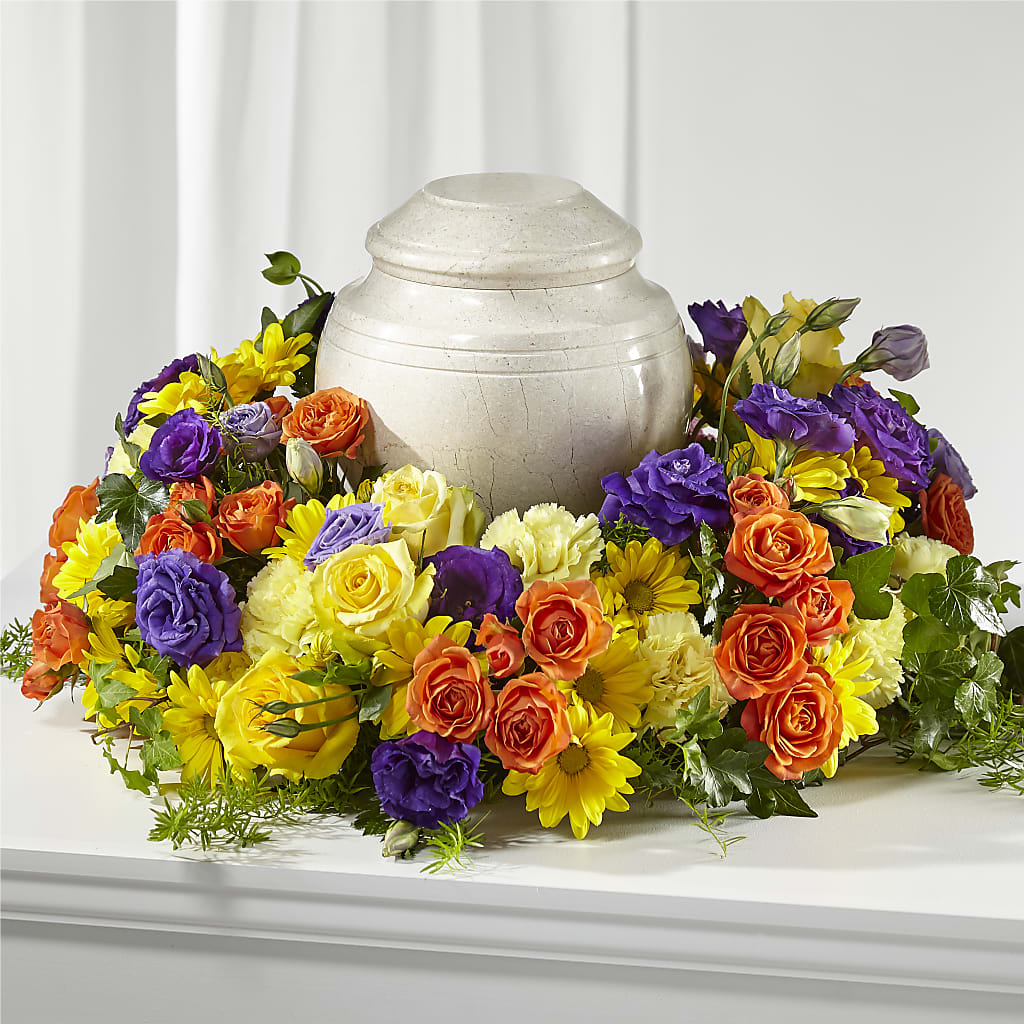 Blossoms of Remembrance Cremation Adornment –  Talia Flowers, Ottawa ON
