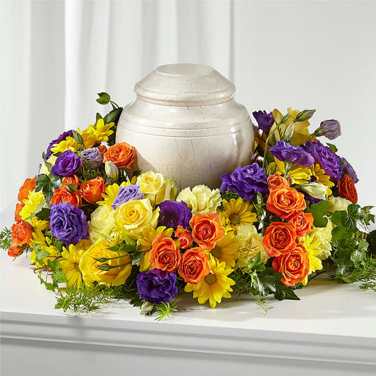 Blossoms of Remembrance Cremation Adornment –  Talia Flowers, Ottawa ON