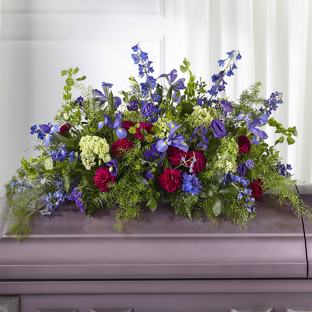 Always Treasured Casket Spray –  Talia Flowers, Ottawa ON