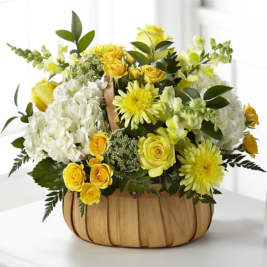 Rustic Remembrance Basket –  Talia Flowers, Ottawa ON