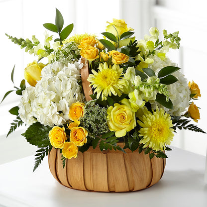 Rustic Remembrance Basket –  Talia Flowers, Ottawa ON