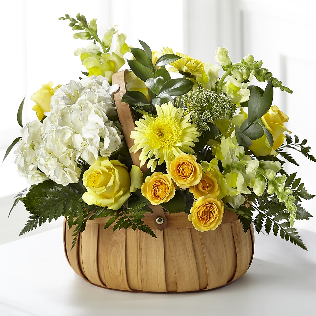 Rustic Remembrance Basket –  Talia Flowers, Ottawa ON
