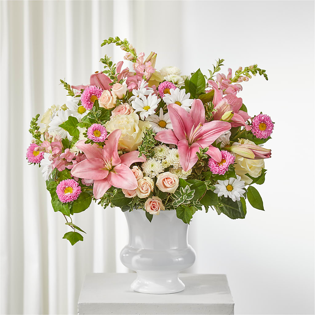 Empathetic Blooms Urn Arrangement –  Talia Flowers, Ottawa ON