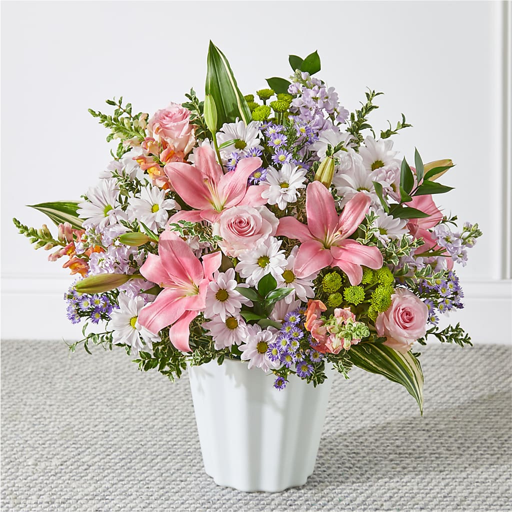 Abundant Compassion Floor Basket –  Talia Flowers, Ottawa ON