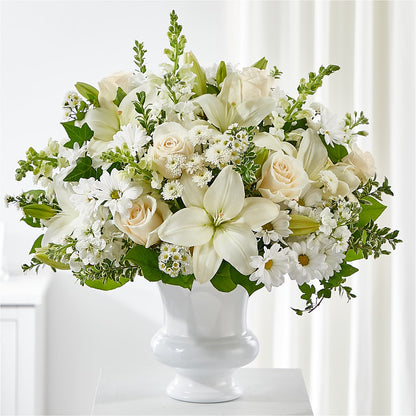 Uplifting Urn Arrangement –  Talia Flowers, Ottawa ON