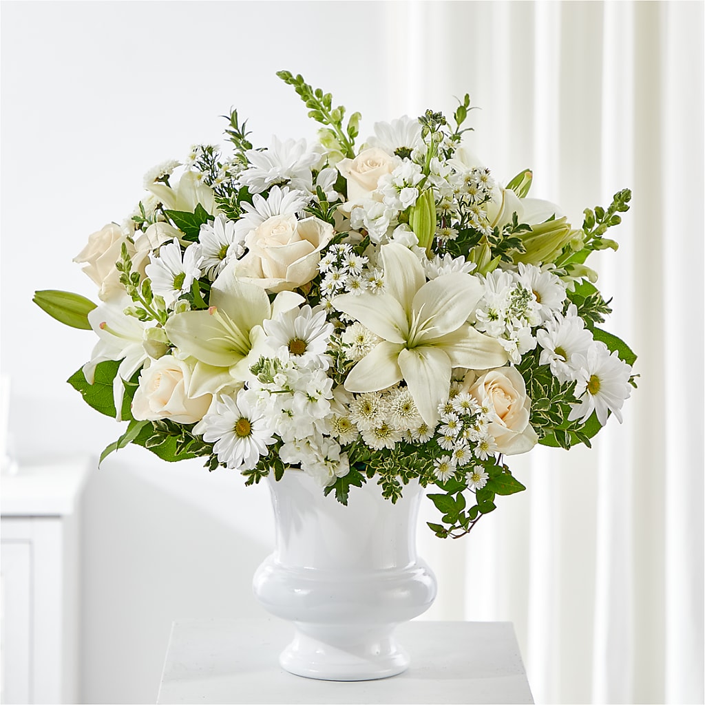 Uplifting Urn Arrangement –  Talia Flowers, Ottawa ON