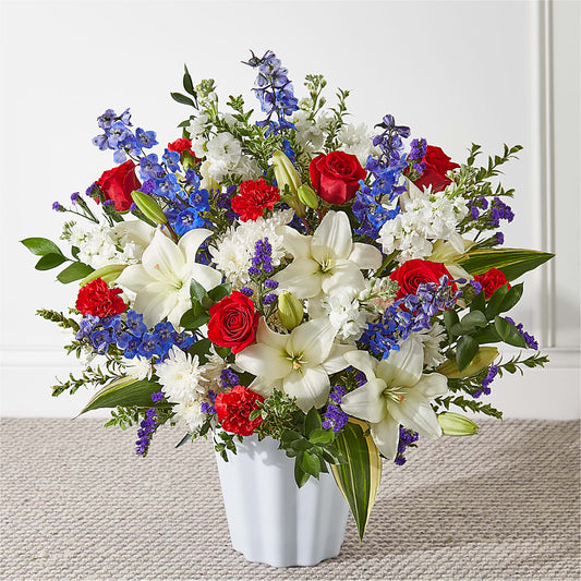 Consoled Floor Basket –  Talia Flowers, Ottawa ON