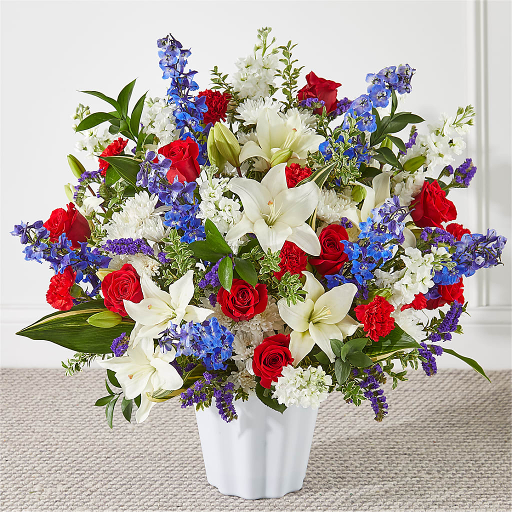 Consoled Floor Basket –  Talia Flowers, Ottawa ON