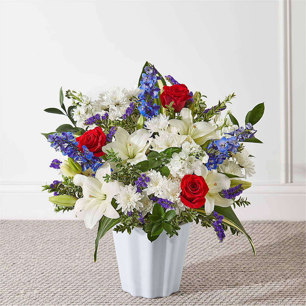Consoled Floor Basket –  Talia Flowers, Ottawa ON