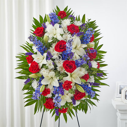 Cherished Service Standing Spray –  Talia Flowers, Ottawa ON