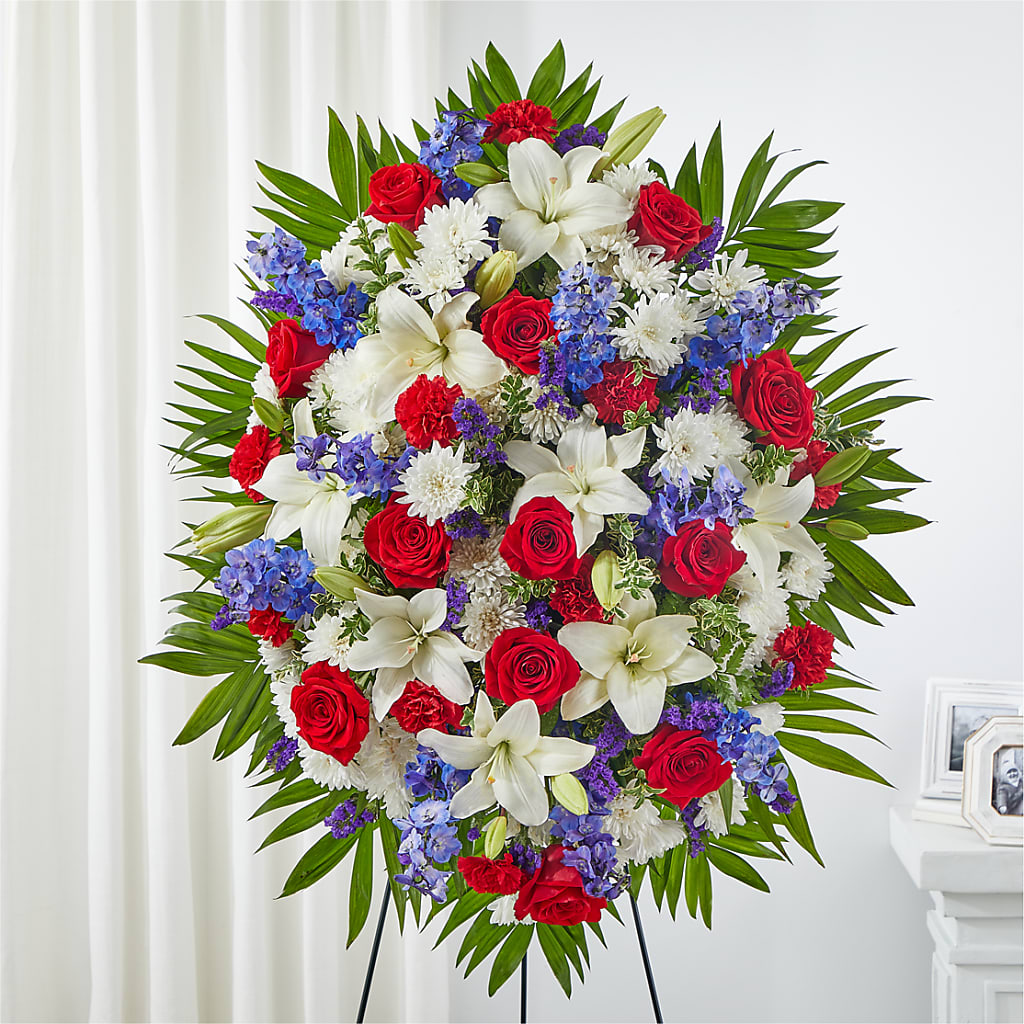 Cherished Service Standing Spray –  Talia Flowers, Ottawa ON