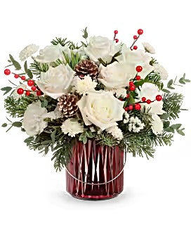 Teleflora's Gleaming Holiday Bouquet –  Talia Flowers, Ottawa ON
