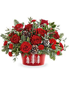 Teleflora's Winter Whimsy Centerpiece –  Talia Flowers, Ottawa ON