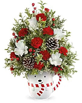 Teleflora's Send A Hug® Snowy Lane Tree –  Talia Flowers, Ottawa ON