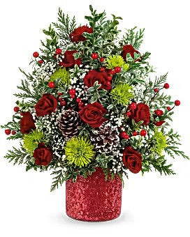 Teleflora's Holiday Cheer Tree –  Talia Flowers, Ottawa ON