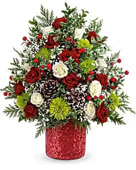 Teleflora's Holiday Cheer Tree –  Talia Flowers, Ottawa ON