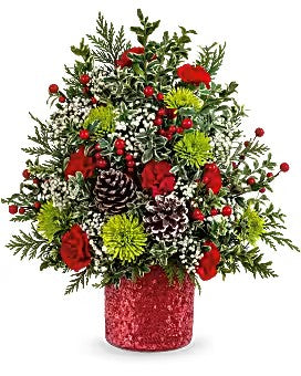 Teleflora's Holiday Cheer Tree –  Talia Flowers, Ottawa ON