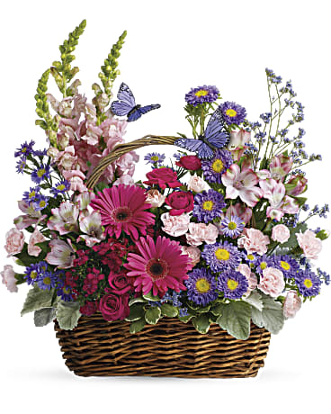 Country Basket Blooms –  Talia Flowers, Ottawa ON