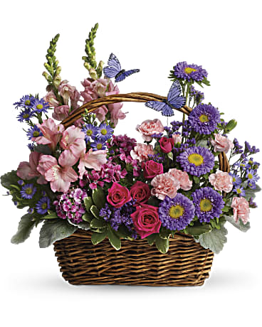 Country Basket Blooms –  Talia Flowers, Ottawa ON