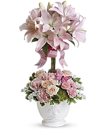 Teleflora's Blushing Lilies –  Talia Flowers, Ottawa ON