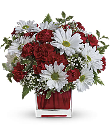 Red And White Delight by Teleflora –  Talia Flowers, Ottawa ON