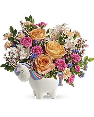 Teleflora's Magical Garden Unicorn Bouquet –  Talia Flowers, Ottawa ON