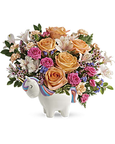 Teleflora's Magical Garden Unicorn Bouquet –  Talia Flowers, Ottawa ON