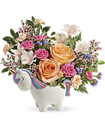 Teleflora's Magical Garden Unicorn Bouquet –  Talia Flowers, Ottawa ON