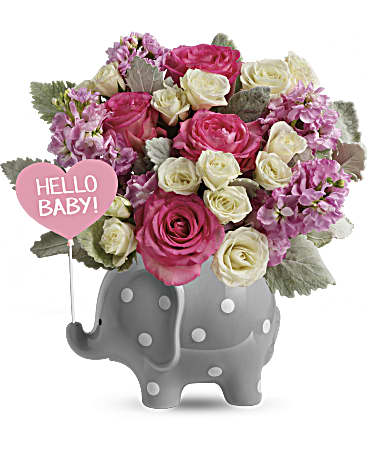 Teleflora's Hello Sweet Baby - Pink –  Talia Flowers, Ottawa ON