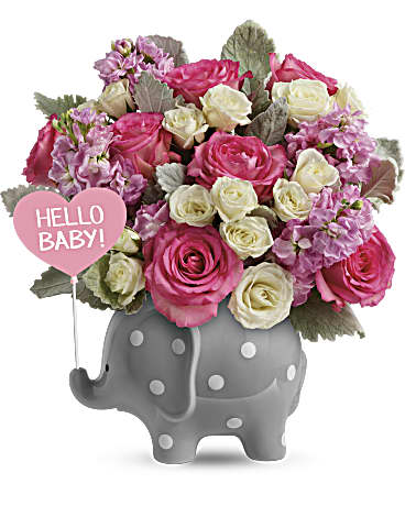 Teleflora's Hello Sweet Baby - Pink –  Talia Flowers, Ottawa ON